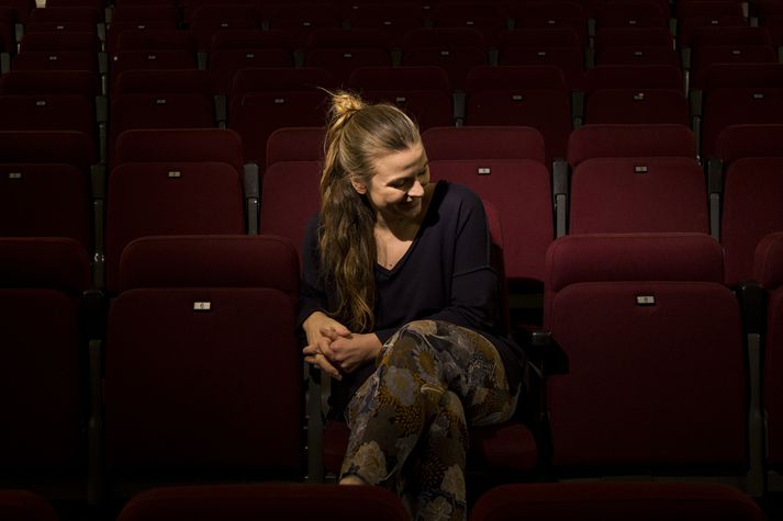 Katrín Gunnarsdóttir danshöfundur og eini dansari verksins Shades of History sem er sýnt Tjarnarbíói.