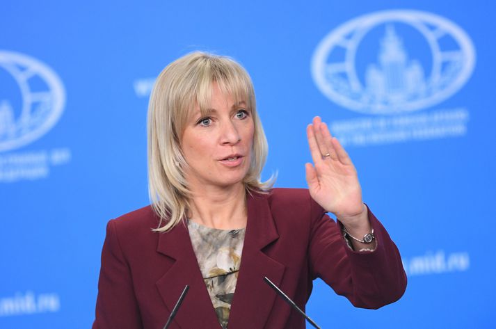 Maria Zakharova, talskona Utanríkisráðuneytis Rússlands.