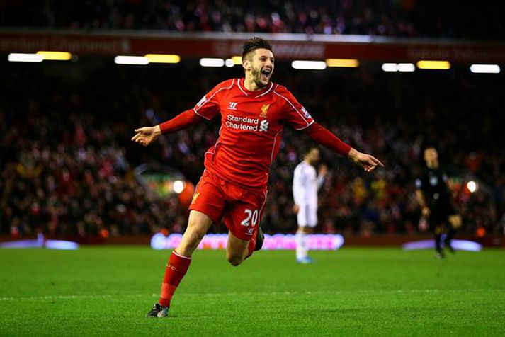 Lallana hefur skorað sex mörk fyrir Liverpool á sínu fyrsta tímabili með liðinu.