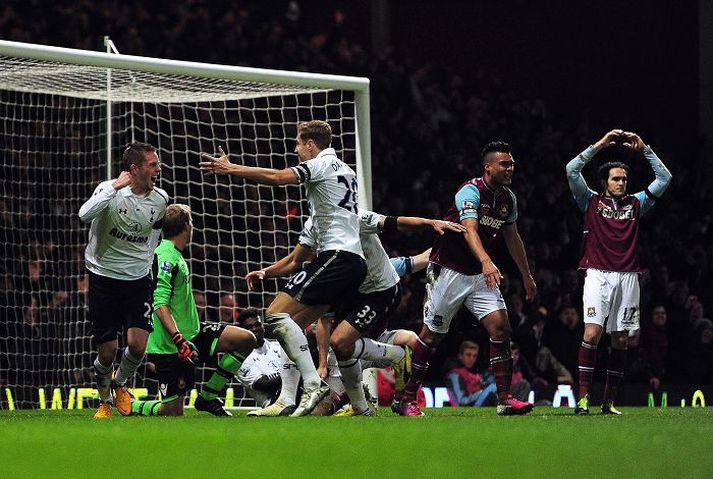 Gylfi Þór Sigurðsson skoraði í sínum 23. deildarleik með Tottenham.