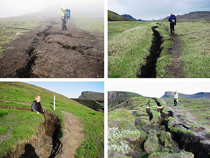 Talið er að á milli 75 og 100 þúsund manns gangi Laugaveginn [gönguleiðina milli Landmannalauga og Þórsmerkur] á hverju ári, svo álagið er mikið, og því lýkur viðhaldi og uppbyggingu aldrei.