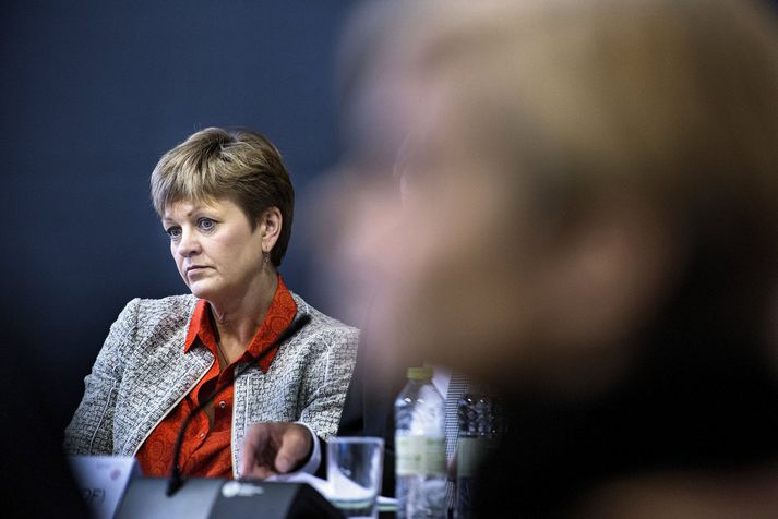 Eva Kjer Hansen sagði af sér eftir ólguna undanfarna viku.