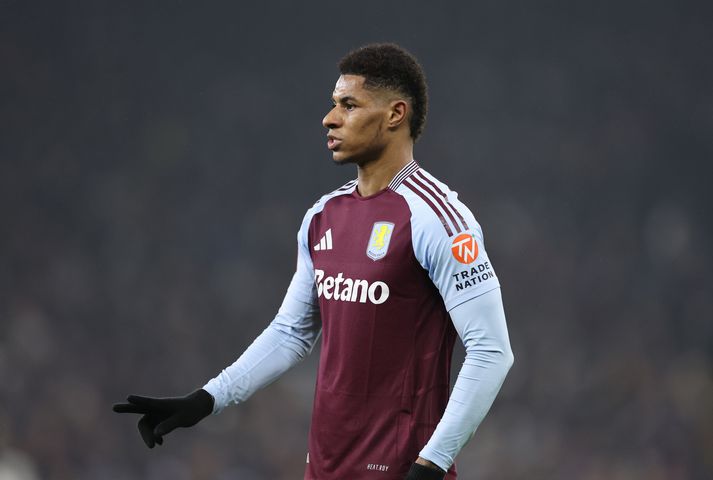 Marcus Rashford og félagar í Aston Villa eru í París.