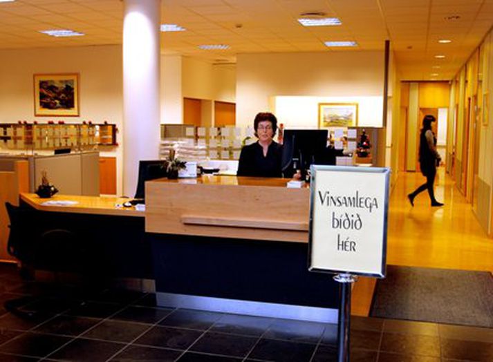 Afgreiðsla Lánasjóðs íslenskra námsmanna. Mynd/ GVA.