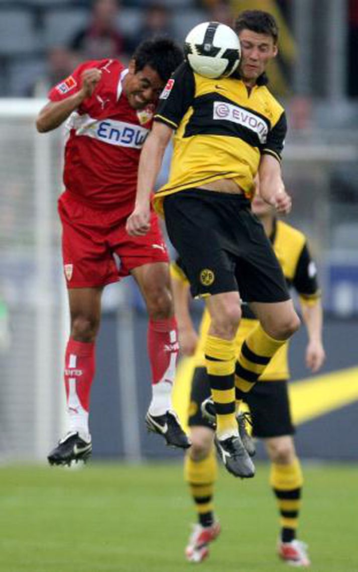 Úr leik Dortmund og Stuttgart.