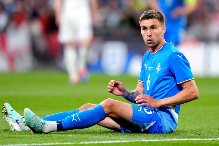 Daníel Leó Grétarsson tryggði Sönderjyske dramatískan sigur í dag.