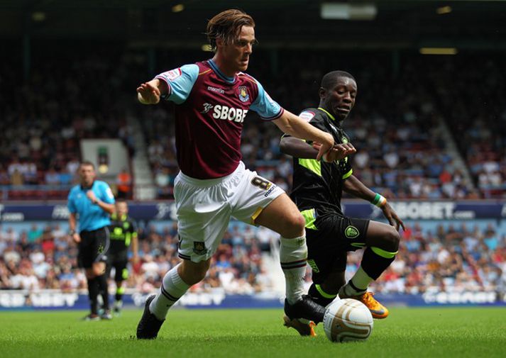 Scott Parker í leik með West Ham á síðustu leiktíð.