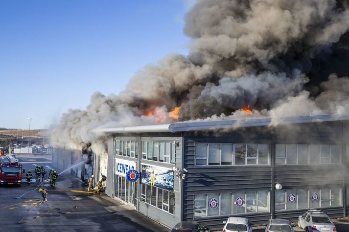 Gríðarlegt tjón varð í stórbrunanum í Garðabæ árið 2018.