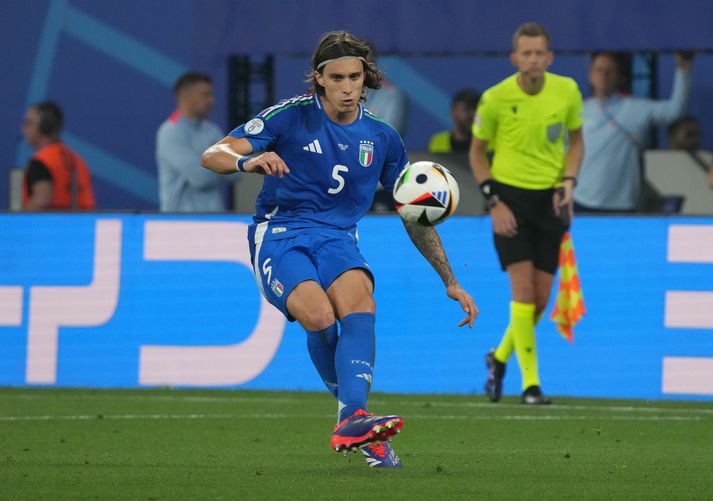 Riccardo Calafiori spilaði vel á EM.