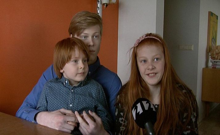 Einar, Þórður og Arna Bergsbörn komust að því af eigin rauni hvernig er að dveljast í flóttamannabúðum... sem betur fer þó aðeins í einn dag.