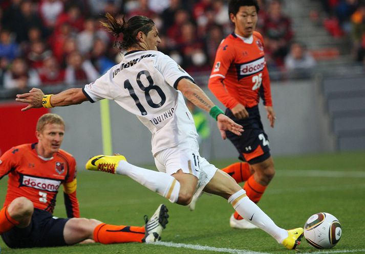 Marquinhos hér í eldlínunni í japanska boltanum.