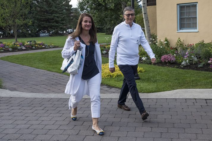 Bill og Melinda Gates.