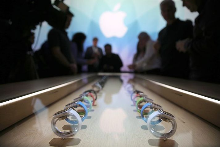 Apple watch Snjallúr Apple var kynnt í San Francisco fyrr í vikunni.