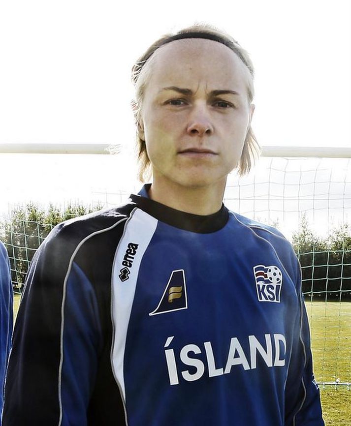 Edda Garðarsdóttir var í byrjunarliði Örebro í dag. 