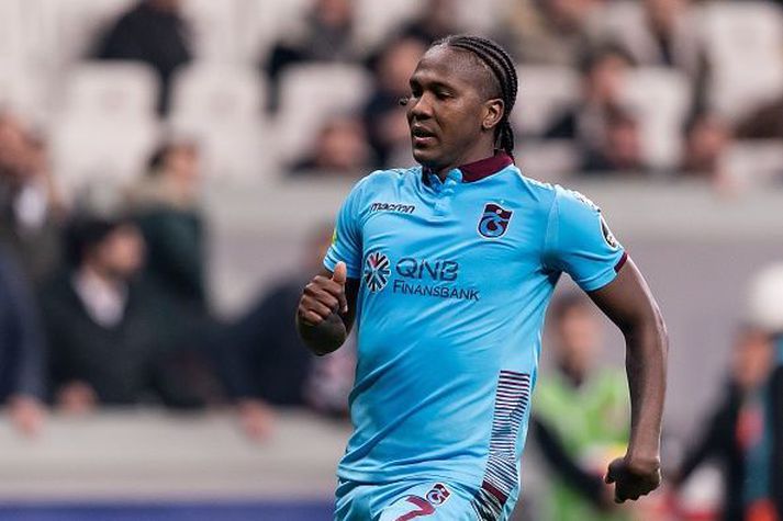 Hugo Rodallega leikur nú með Trabzonspor í Tyrklandi.