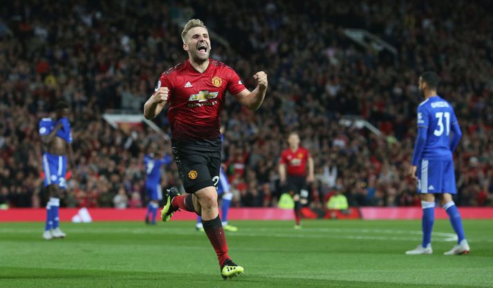 Shaw skoraði í fyrsta leik United á tímabilinu