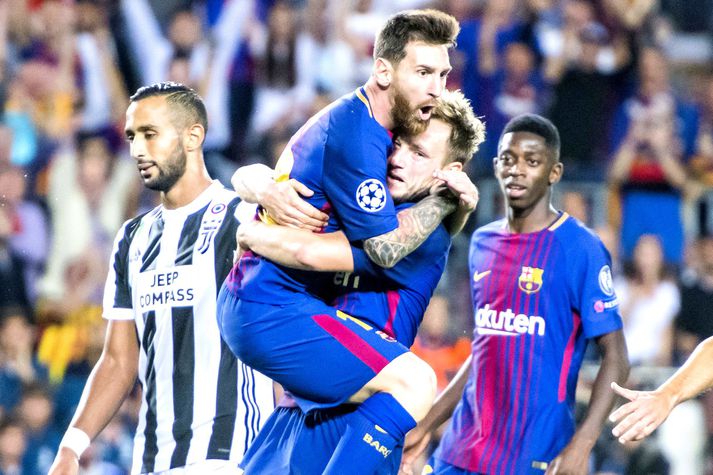 :Lionel Messi og Ivan Rakitic.