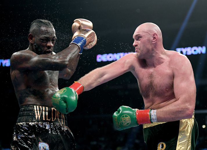 Fury og Wilder gerðu jafntefli í desember á síðasta ári.