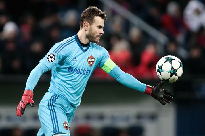 Igor Akinfeev hefur fengið á sig mörg mörk í Meistaradeildinni undanfarin ár.