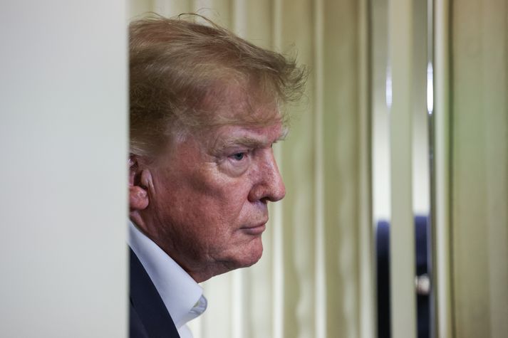 Úrskurður Hæstaréttar er vonbrigði fyrir Trump.