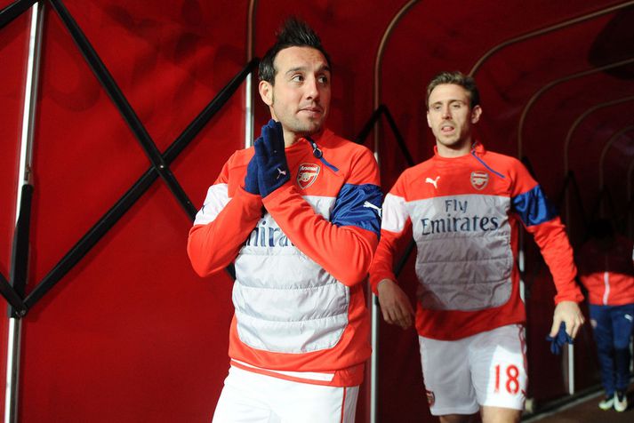 Santi Cazorla væri eflaust sáttur með að komast aftur í heitara loftslag.