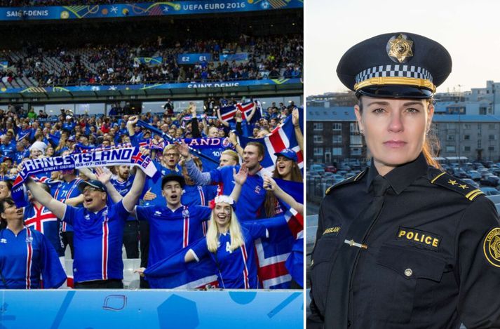 Íslenskir stuðningsmenn eru alla jafna til mikillar fyrirmyndar á erlendri grundu. En það er ekki sjálfgefið að svo sé alltaf að sögn Silvíu.