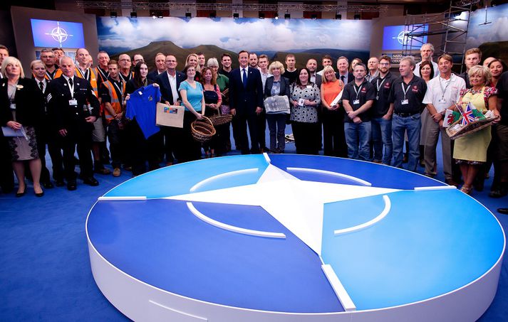 David Cameron, forsætisráðherra Bretlands, hitti þá sem sáu um undirbúning fundarins.