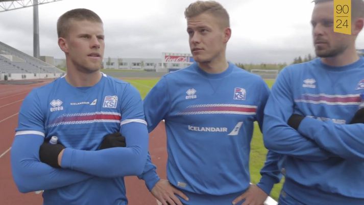 Jói Berg, Alfreð og Gylfi fara á kostum í innslaginu.