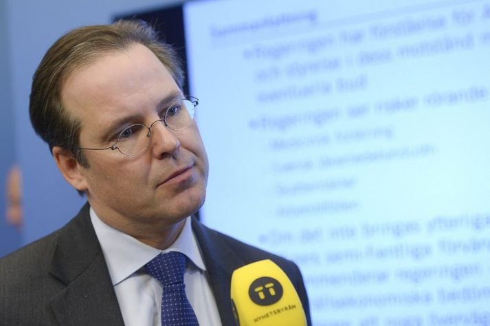 Anders Borg var fjármálaráðherra í stjórn bandalags mið- og hægriflokka í Svíþjóð á árunum 2006 til 2014.