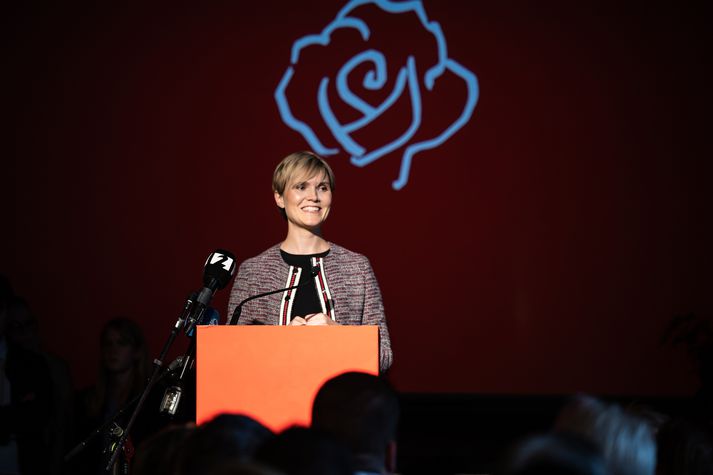 Kristrún Frostadóttir, forsætisráðherra og formaður Samfylkingarinnar.