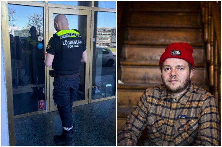 Jón Mýrdal var í rólegheitunum heima við að annast son sinn þegar hann fékk meldingu um að verið væri að innsigla stað hans. Klukkan hálf tvö. En opinberir starfsmenn hætta störfum klukkan tvö á föstudögum og ekkert hægt að gera.