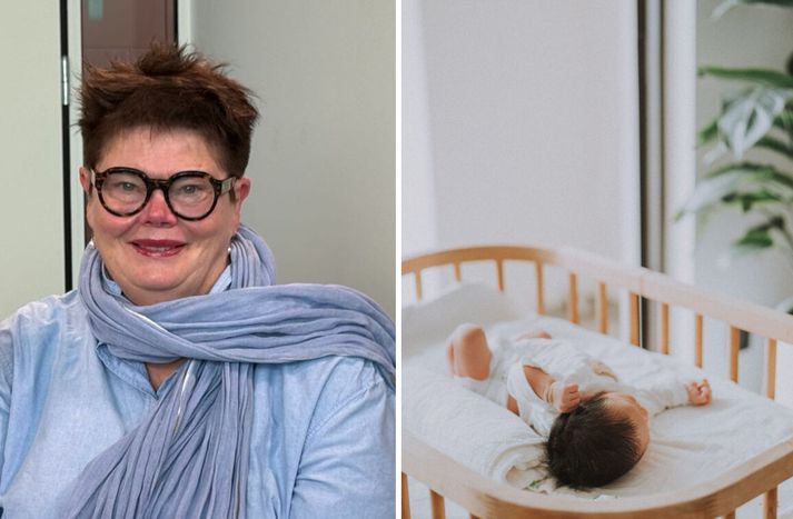 Herdís segir mikilvægt að allt í rúmi ungbarnsins sé samkvæmt nýjustu gæðakröfum. Ekkert aukalegt eigi að vera í rúminu. 