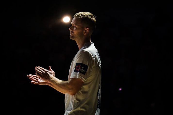 Aron Pálmarsson kvaddi handboltaferilinn í kvöld.