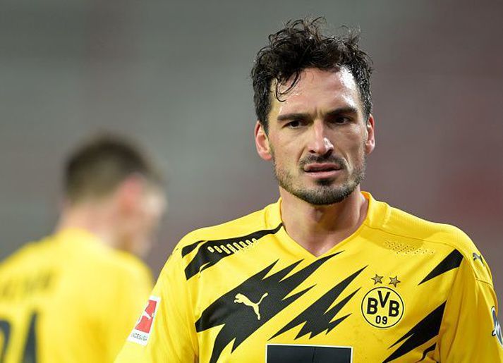 Mats Hummels var ekki skemmt í gær.