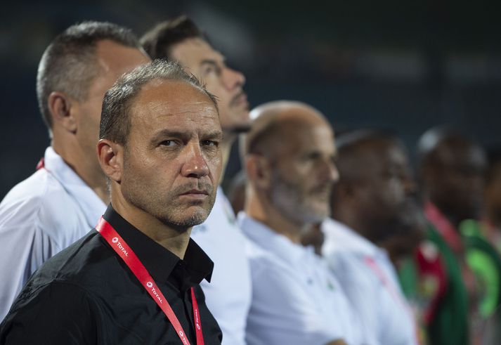 Sebastien Migne hefur aldrei komið til Haítí af öryggisástæðum. Hann er samt þjálfari landsliðs þjóðarinnar sem er komið inn á HM.