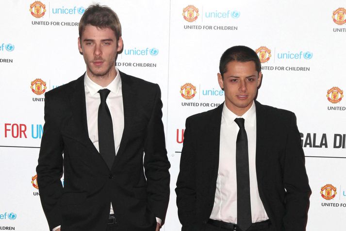 David de Gea og Javier Hernandez