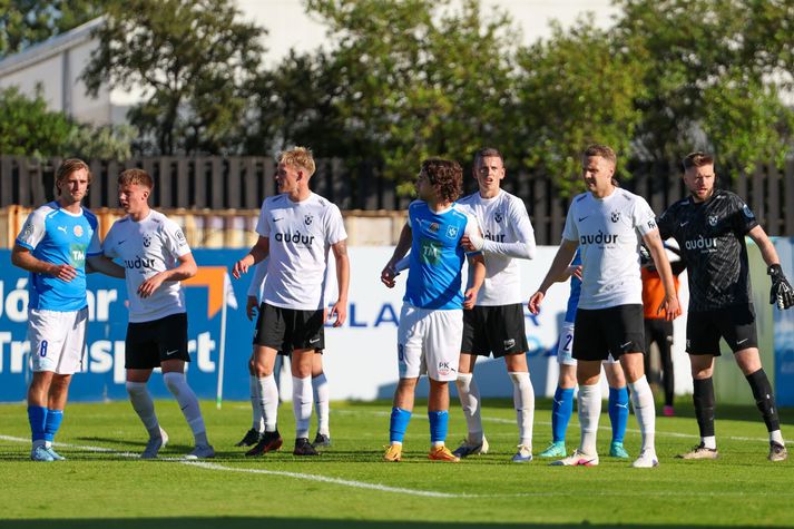 FH og Stjarnan skildu jöfn að eftir fjörugan leik í Kaplakrika.
