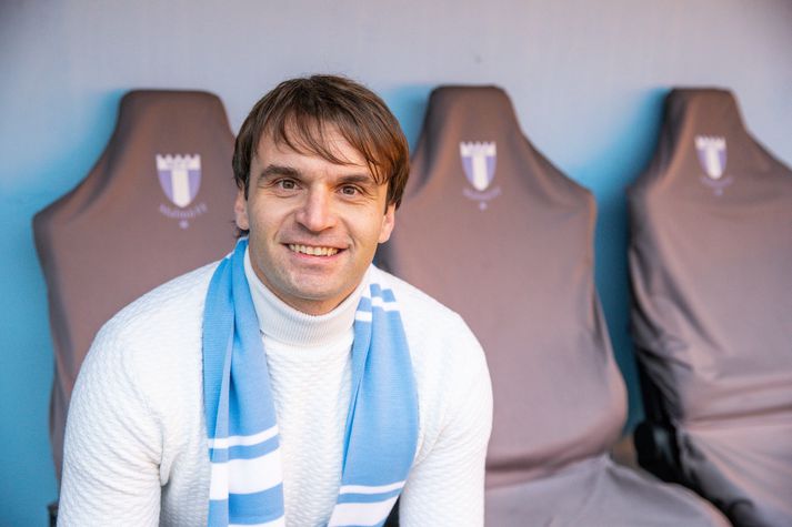 Milos Milojevic er þjálfari sænsku meistaranna í Malmö.