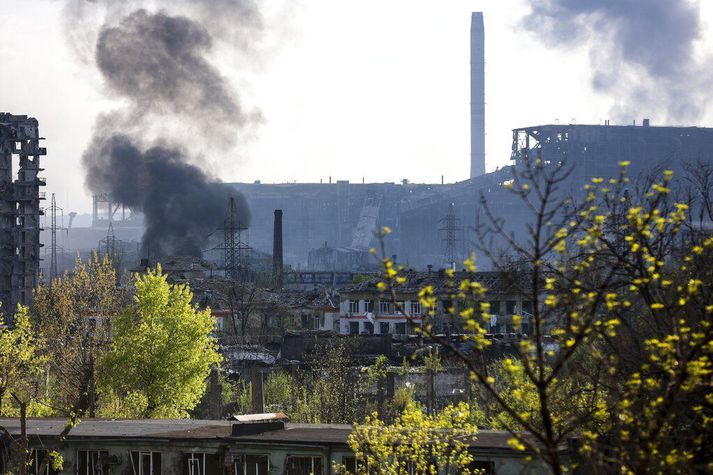 Rússar hafa beint spjótum sínum að Azovstal að undanförnu, síðasta vígi Úkraínumanna í Mariupol.