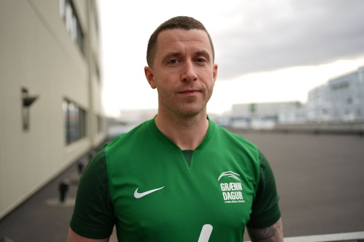 Daníel Sæberg ræddi við blaðamann um Græna daginn sem er viðburður sem er honum afar kær.