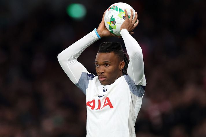 Destiny Udogie er á sínu þriðja tímabili með Tottenham Hotspur en hann kom til félagsins frá Hellas Verona.