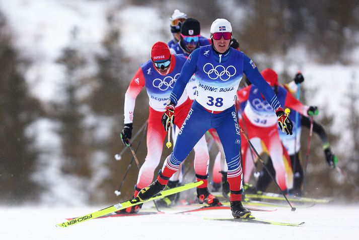 Snorri Einarsson lenti í 23. sæti í 30 km skíðagöngu karla með frjálsri aðferð í morgun.