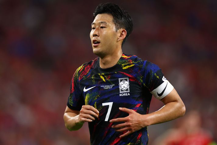 Son Heung-min hefur leikið 112 leiki fyrir suður-kóreska landsliðið og skorað 37 mörk.