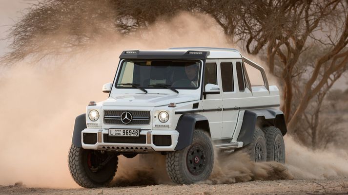 Nokkuð fágæt sjón þessi G-Class