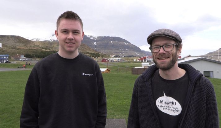 Arnar Breki Friðjónsson og Loftur Árni Björgvinsson sjá um kennsluna á námskeiðunum í Grundarfirði.