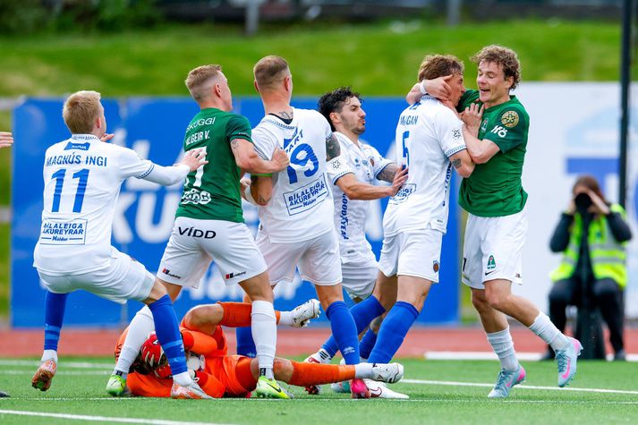 Læti urðu eftir að Breiðablik jafnaði metin gegn Fram