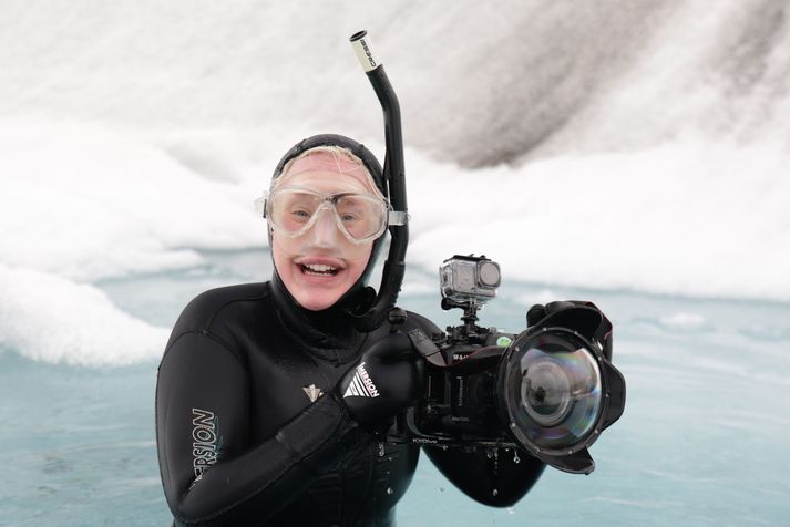 Eyrún Lydía fríkafaði fyrir einstaka myndatöku.