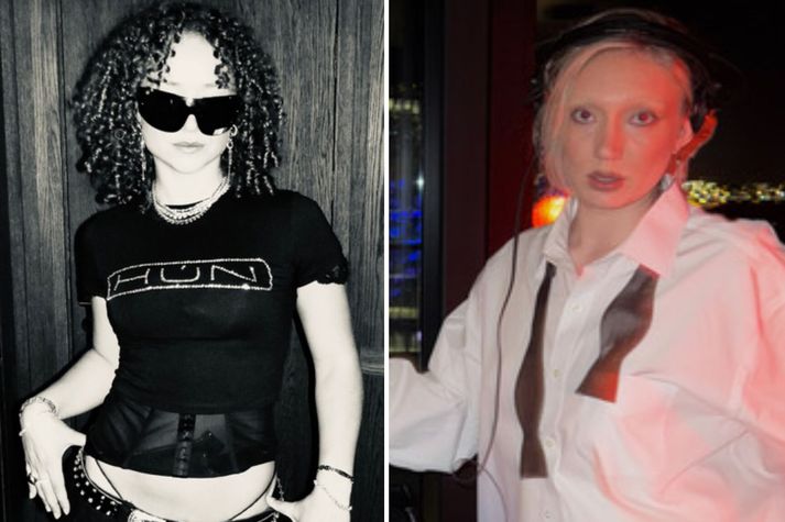 Bella og Anna Markar troða upp í hádeginu á fimmtudag.