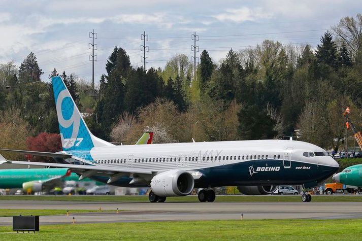 Flugvél af gerðinni Boeing 737 Max 9 eins og þær sem hafa verið kyrrsettar.