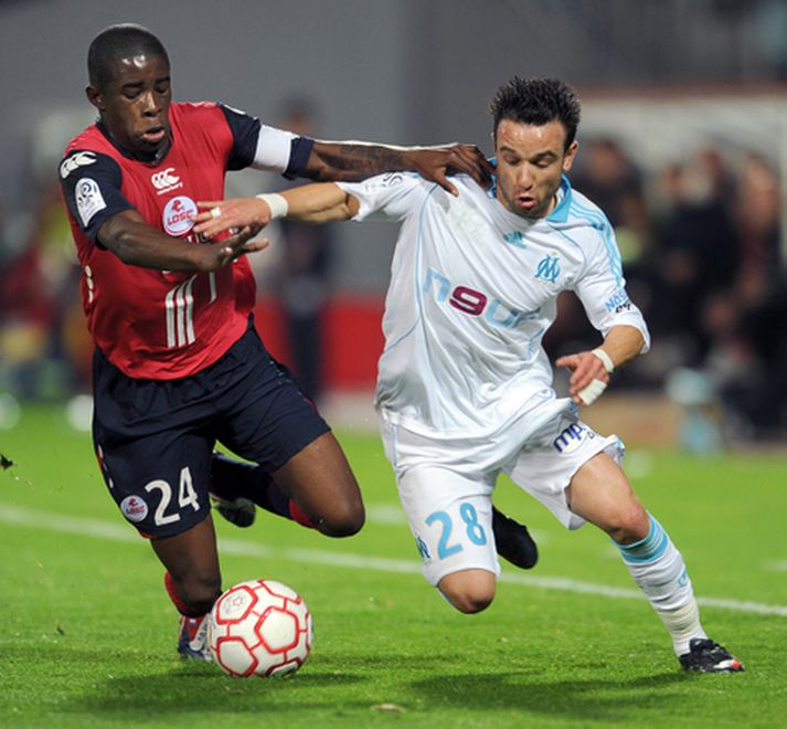 Mathieu Valbuena í leik með Marseille.